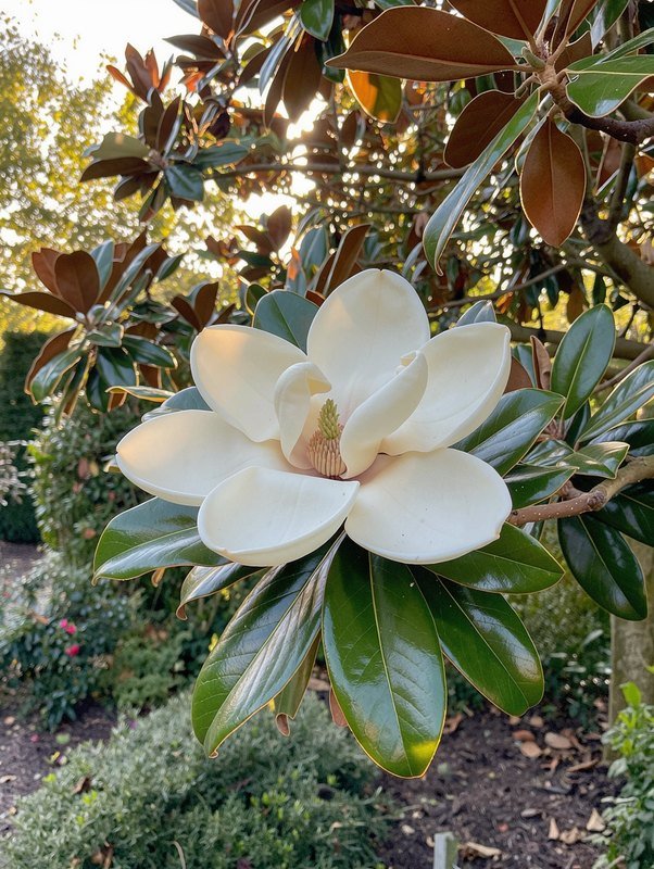 Wintergroene magnolia (Magnolia grandiflora 'Galissonnière')