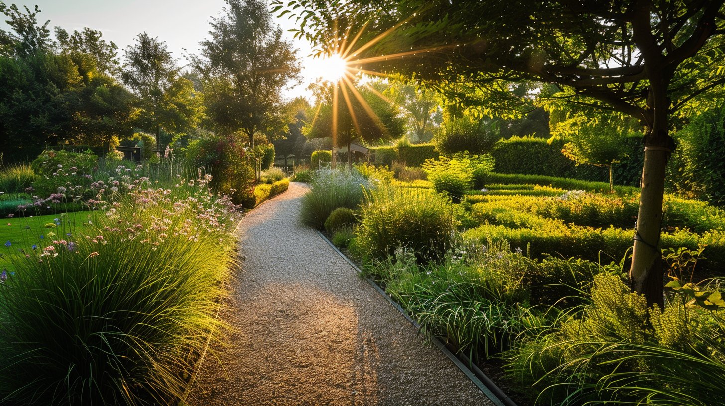Prachtige Nederlandse tuin
